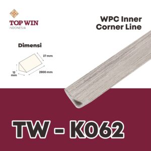 Wood Plastic Composite (WPC) Inner Corner Line TW - K062