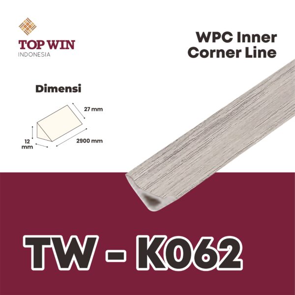 Wood Plastic Composite (WPC) Inner Corner Line TW - K062