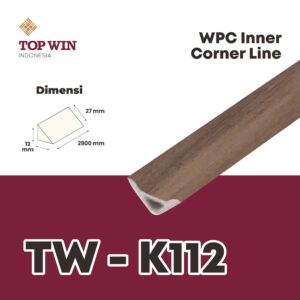 Wood Plastic Composite (WPC) Inner Corner Line TW - K112