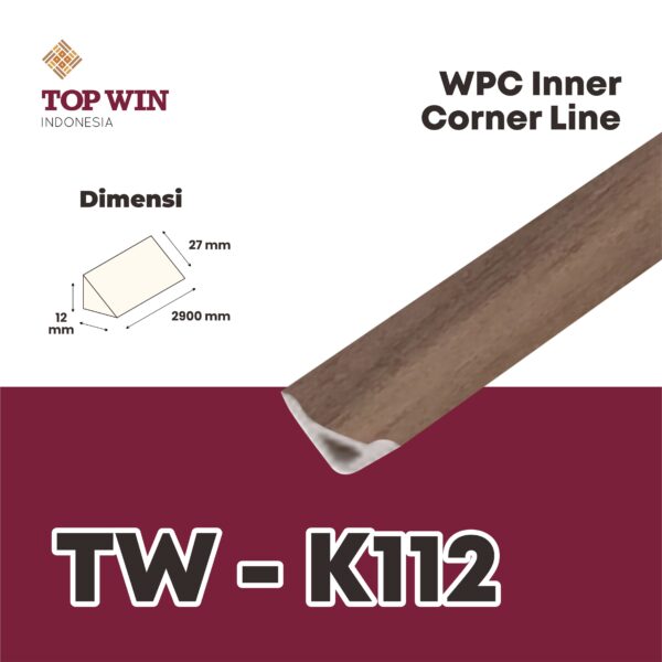 Wood Plastic Composite (WPC) Inner Corner Line TW - K112